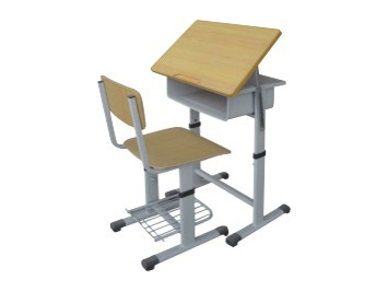 單人學(xué)生桌椅（可調(diào)）