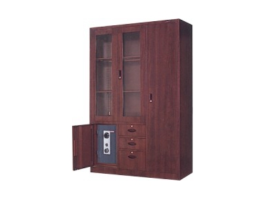 木紋三屜衛(wèi)生柜（代保險(xiǎn)柜）