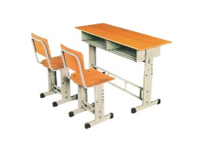 雙人學(xué)生桌椅（可調(diào)）